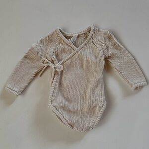 Illoura The Label | Knit Kimono Bodysuit — Size 000 (0–3M)